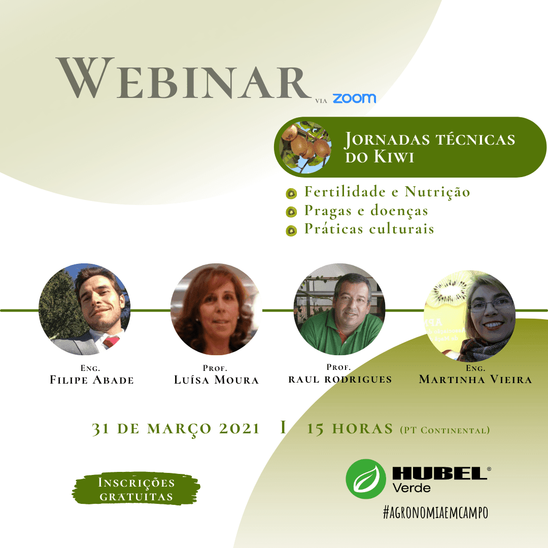 Webinar: Hubel Verde junta oradores de peso para falar sobre kiwi