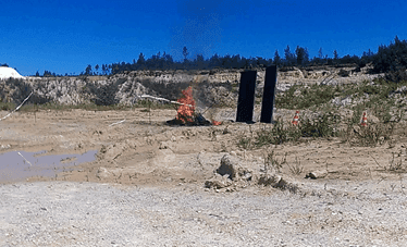 Incêndios florestais: equipa da Universidade de Coimbra realiza ensaios sobre explosão de garrafas de gás